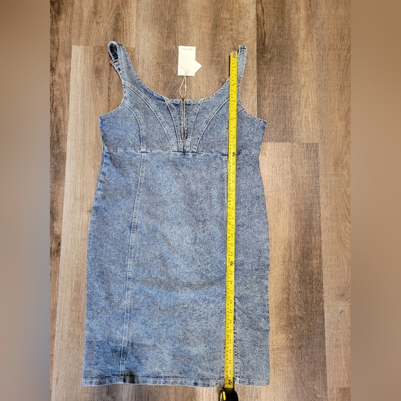 Denim Blue Midi Dress - Picture 6 of 9